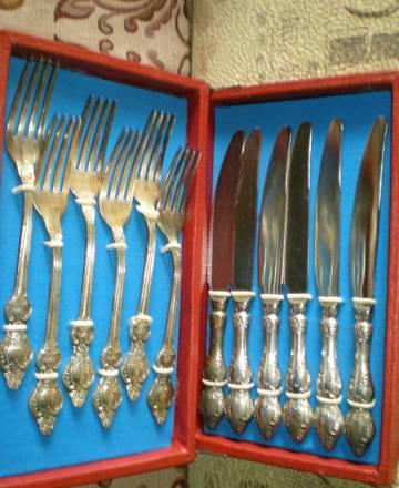 Мельхиоровый набор Санкт-Петербург