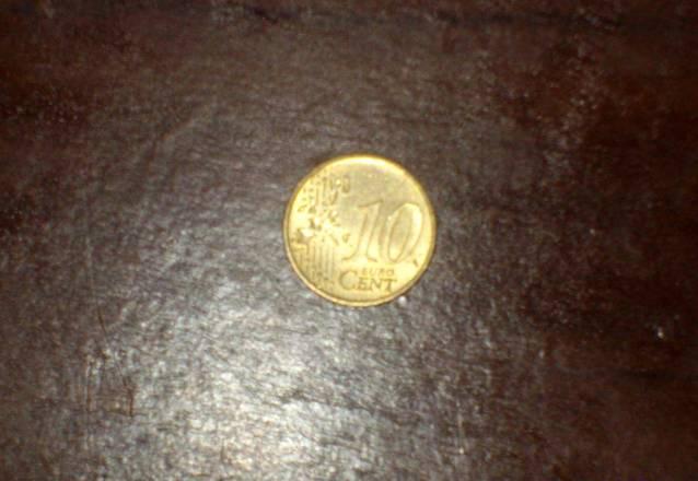 10cent euro 2002г Санкт-Петербург