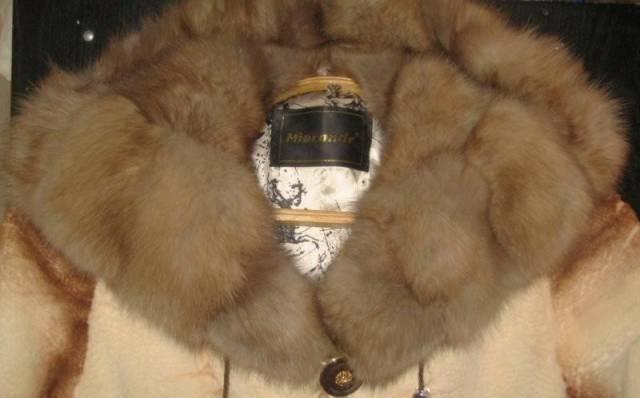 Шуба из сриженной норки скапюшоном р42-44 Новая Москва