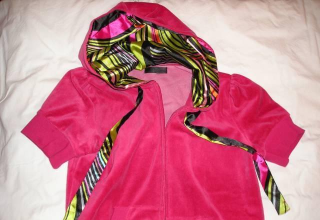 Велюровый костюмчик со стразами Москва