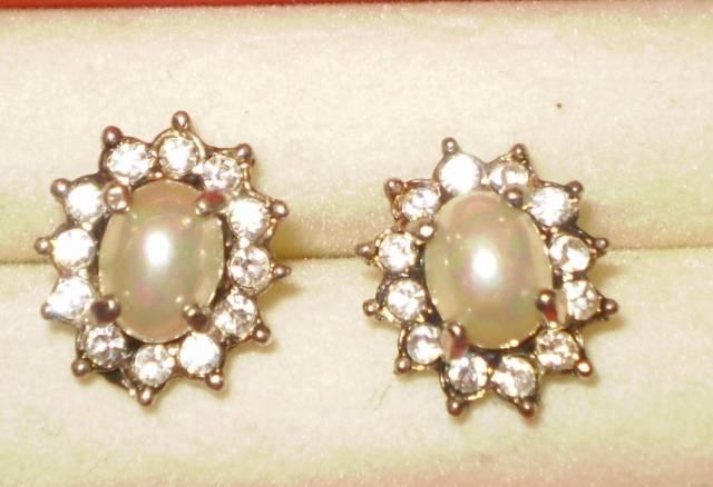 Серьги-гвоздики, винтаж, бижутерия. Санкт-Петербург