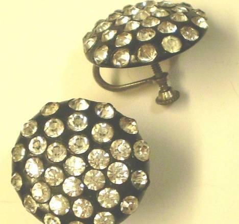 Серьги-клипсы - винтаж, бижутерия. Санкт-Петербург