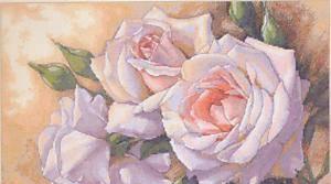 Dimensions white roses набор для вышивания Москва