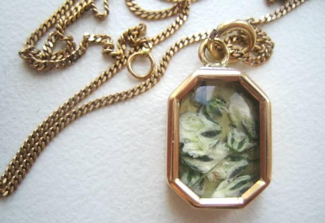 Золотой прозрачный медальон викторианской эпохи Санкт-Петербург