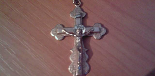 Золотой крест с бриллиантами Санкт-Петербург