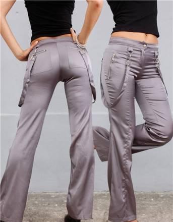 Черные сатиновые шикарные брюки USA 38 Москва