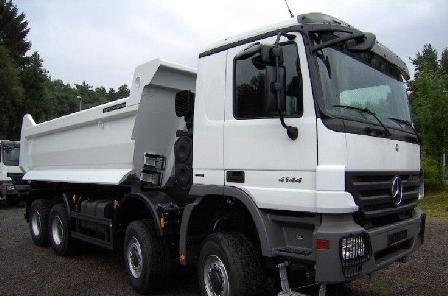 Самосвал Мерседес 4147 AK 8x8. Новый Санкт-Петербург