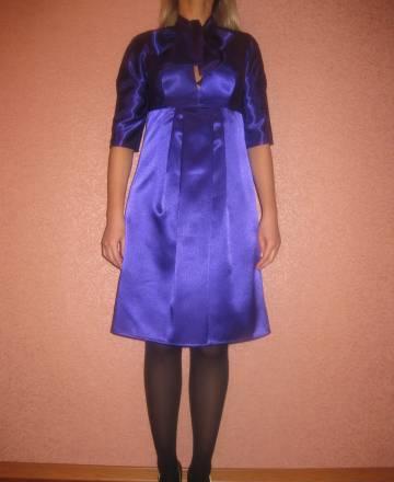 Дизайнерское роскошное ярко-фиолетовое платье Москва