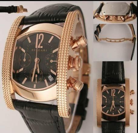 Bvlgari (Ж., кожа, кварц, хронограф) Москва