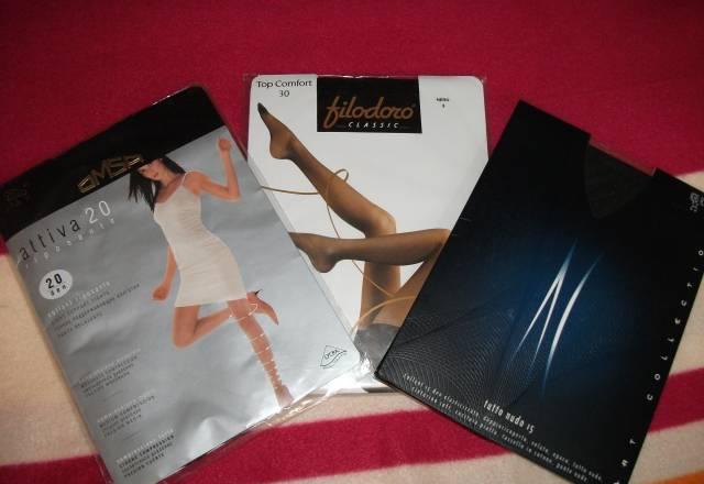 Новые чёрные колготки 3пары р.2-3 всё Москва