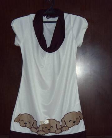 Платье-туника щенки Москва