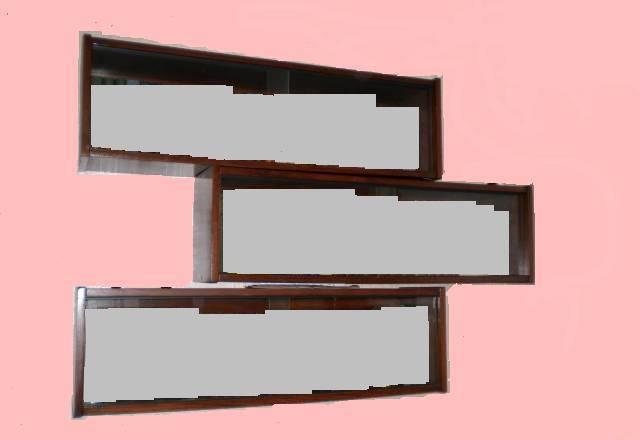 Полки полиров. застеклен. для книг,Чехия  3шт Санкт-Петербург