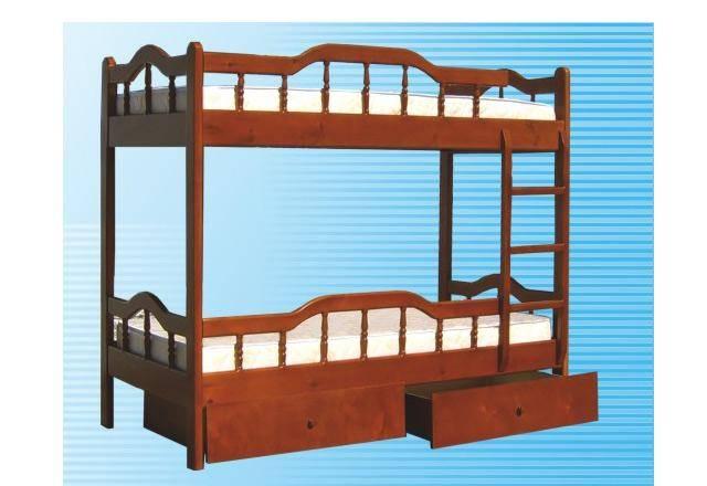 Двухъярусные кровати из дерева Москва