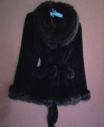 Полушубок кролик вязанный/ песец Санкт-Петербург