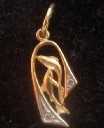 Подвеска "рыбы" 585 новая Москва