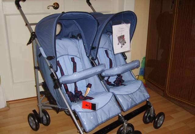 Новая коляска-  трость для двойни Pierre Cardin Москва