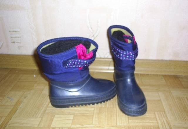 Резиновые сапожки с вкладышами р.17,5 Санкт-Петербург