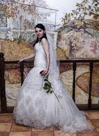 Дизайнерское свадебное платье Москва