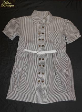 Стильная дизайнерская рубашка-туника в полоску  Москва