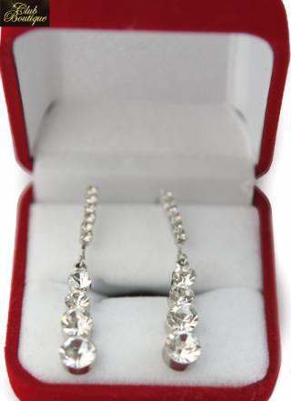 Серьги под бриллианты, бижутерия, Италия Москва