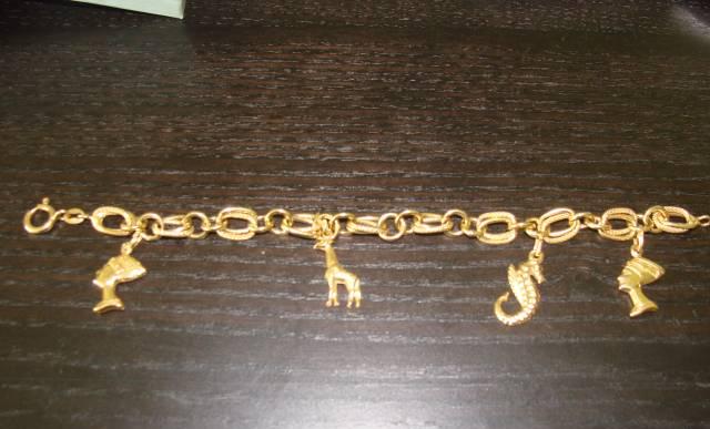 Золотой браслет.Италия Москва