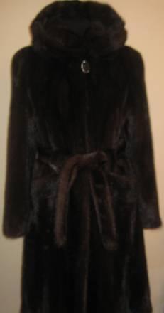 Шуба норковая новая цельная длина 105см Москва