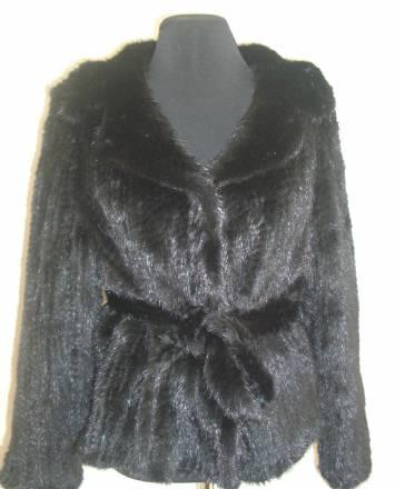 Полушубок из норки вязаной модель  размер разная Москва