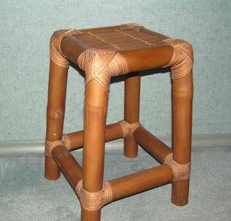 Чудесный табурет бамбуково-ротанговый Москва