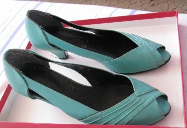 Туфли-босоножки бирюзовые Санкт-Петербург