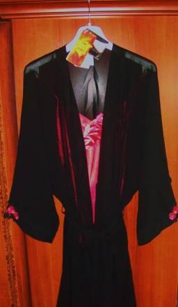 Халат и пижама Coemi, шифон/шелк, новые, в коробке Москва