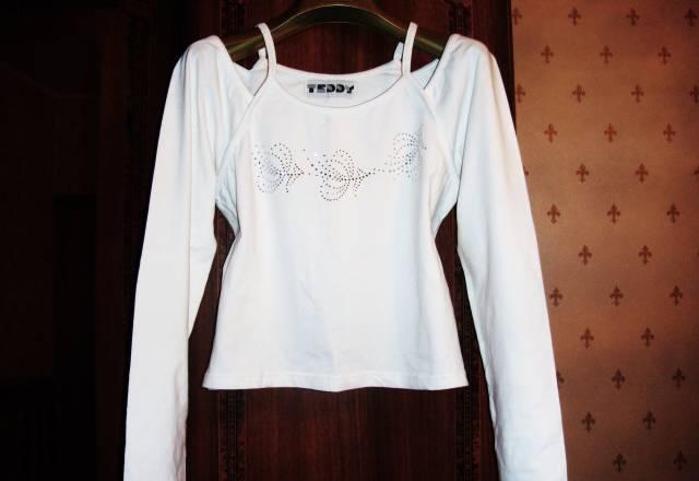 Топ хлопковый, производства италии, со стразами Москва