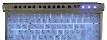 USB клавиатура sven с подсветкой клавиш Москва
