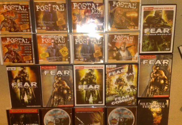 Fear, Postal, Silent Hill 18 дисков Москва