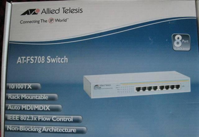 Коммутатор Allied Telesis AT-FS708 Switch 8port Москва