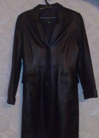 Кожанный плащ Москва