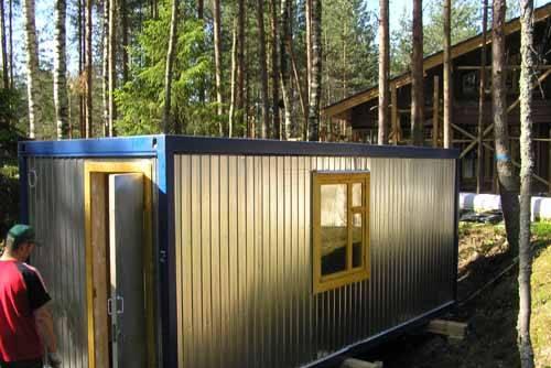 Аренда бытовок металлические и деревянные Санкт-Петербург