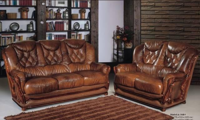 Мягкая мебель (натуральная кожа) Москва