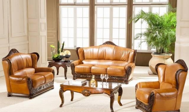 Мягкая мебель (натуральная кожа) Москва