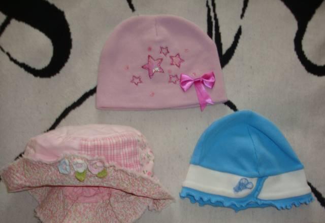 2 шапки новые, панама б/у Москва