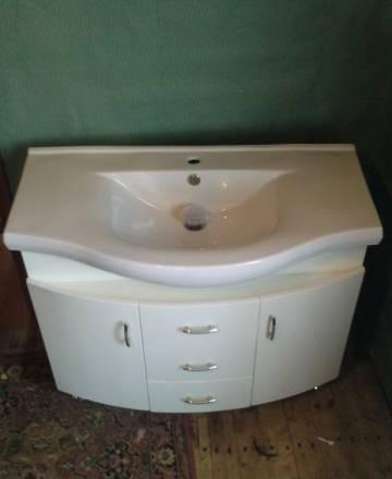 Тумбочка с раковиной для ванной Москва
