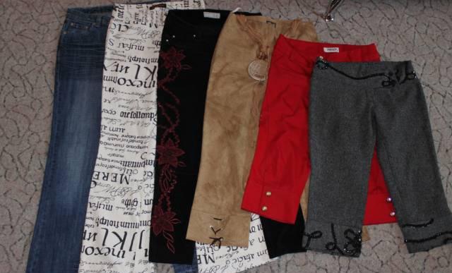 Бриджи, джинсы и брюки пакетом р 42-44 Москва