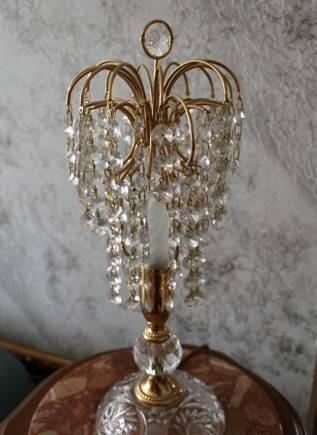 Настольная лампа.Хрусталь.Германия Москва