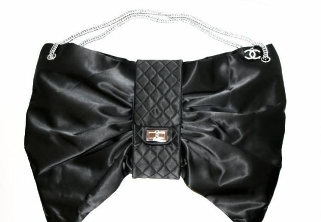 Сумка-клатч chanel из атласа Москва