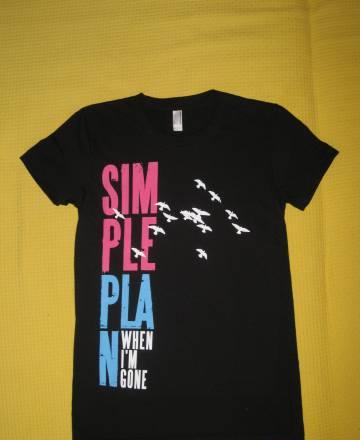 Футболка simple plan  официальный мерчендаиз Москва