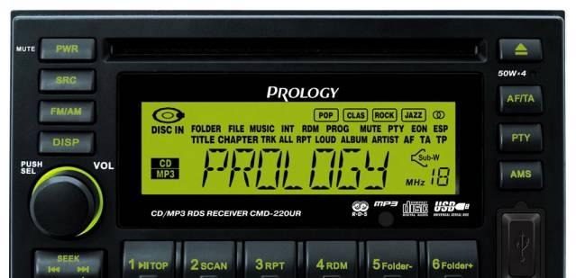Автомагнитола Prolodgi CMD-22UR c USB разм.2din Москва