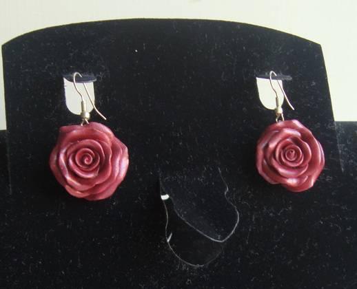 Cерьги роза Санкт-Петербург