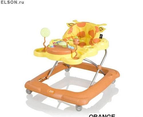 Ходунки Happy Baby Walker Zoo orange (Англия) Москва