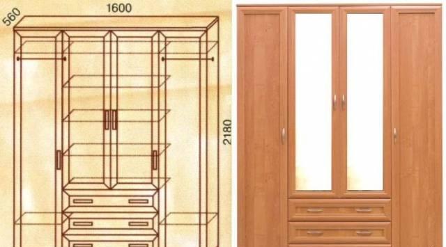Шкаф 4-дверный М-Сервис Санкт-Петербург
