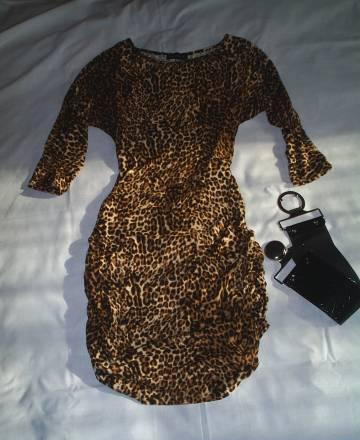 Платье леопардовое Москва