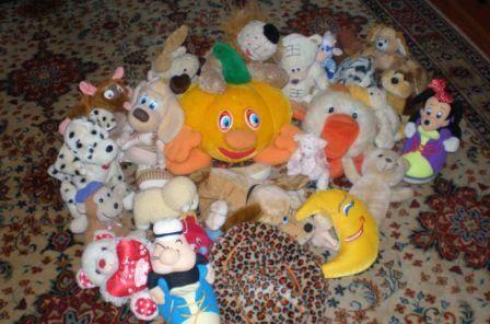 25 мягких игрушек  за 500 руб Москва